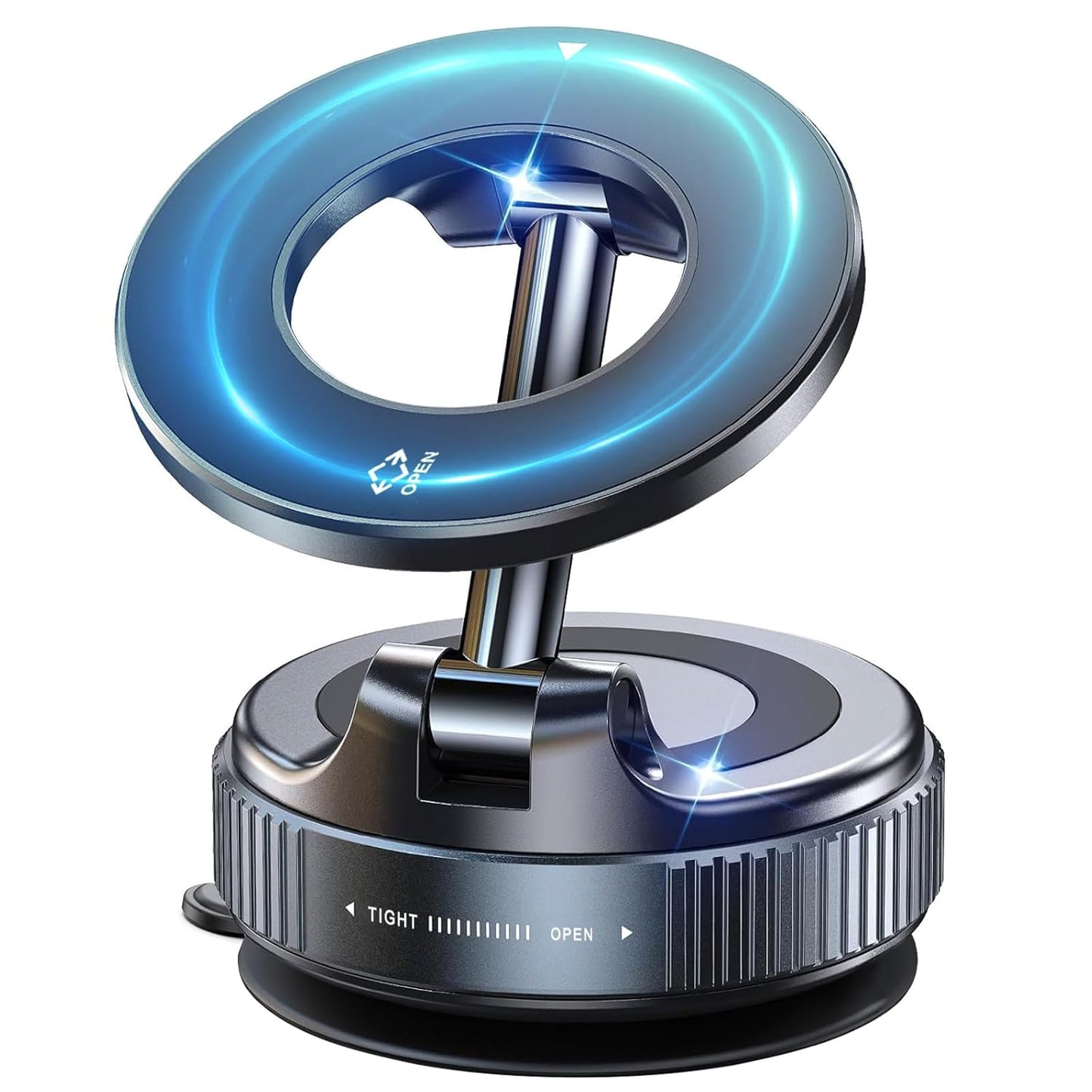 Orvix Premium Magnetic Vacuum Phone Holder – 360° Foldable Mount for Car, Mirror & Desk | Compatible with All Smartphones