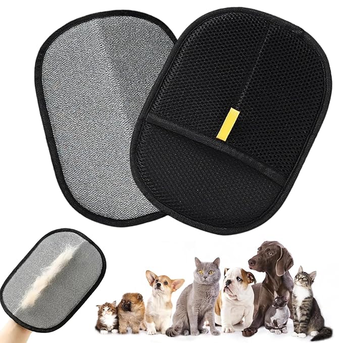 Nivra Pet Hair Removal Electrostatic Glove – Reusable Cat & Dog Fur Remover for Sofa, Carpet, Clothes & Grooming