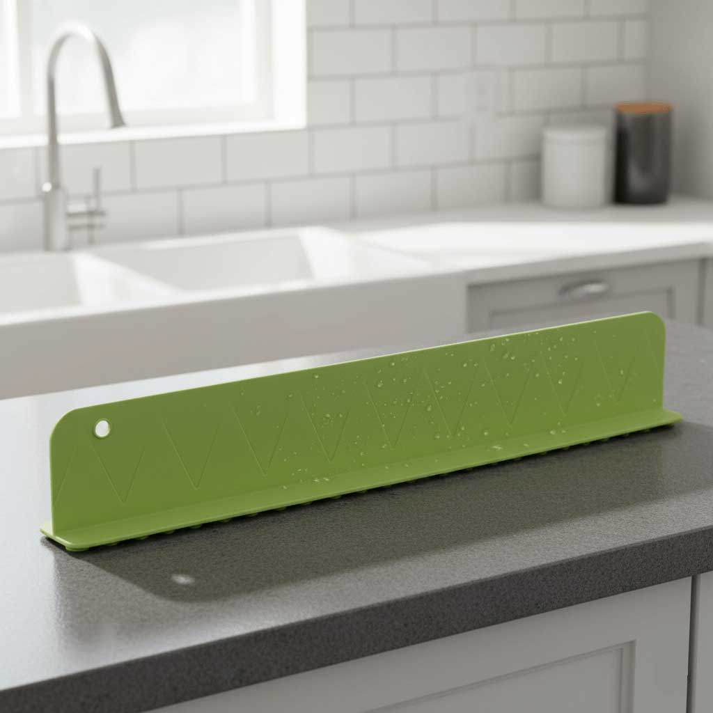 MagicPic™ Silicone Sink Splash Guard (Pack of 2 – 35 cm) | Flexible Water Barrier for Kitchen & Wash Basin