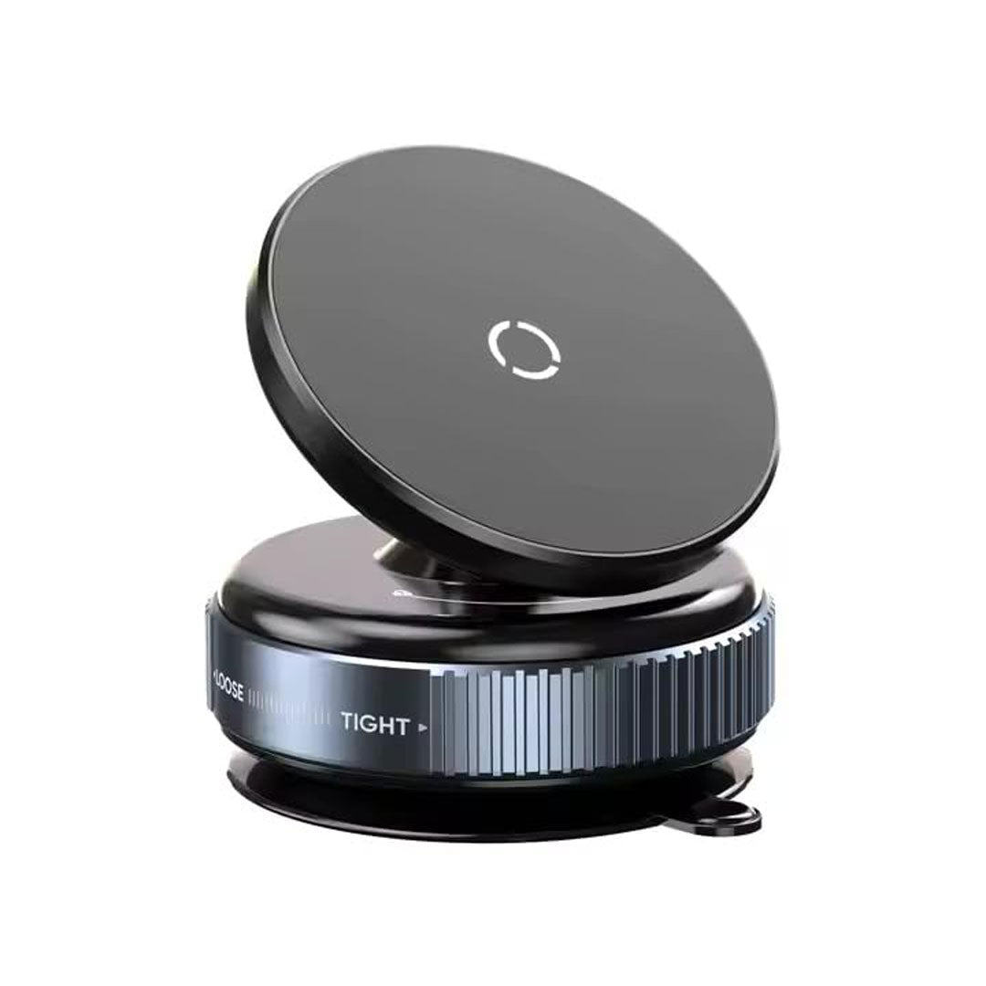 koo9 black magnetic phone holder with vacuum suction
