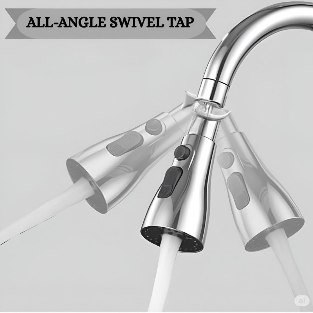 MagicFlow Flexi Faucet – 3-Mode Kitchen Sink Extender