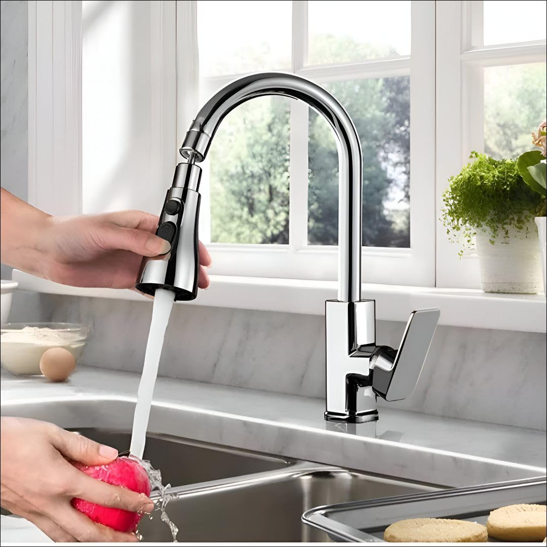 MagicFlow Flexi Faucet – 3-Mode Kitchen Sink Extender