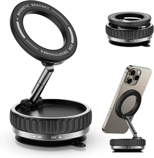 Orvix K11 Magnetic Car Phone Holder with Gel Vacuum Suction & 360° Rotation