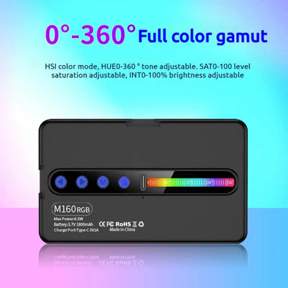 Portable RGB LED Video Light – 2700K-6500K Dimmable Photography Fill Light for Mobile, Camera & Content Creators
