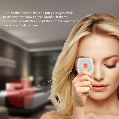Portable Hidden Camera Detector & Anti-Spy RF Signal Finder – Wireless Bug and Infrared Lens Sweeper for Home, Office, and Hotel Privacy Protection