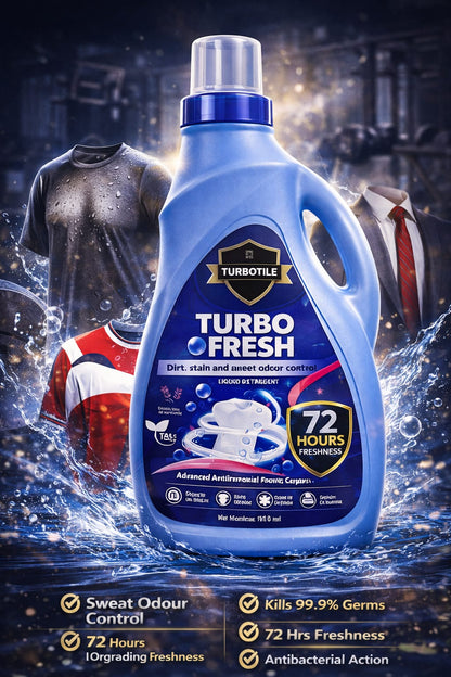Turbo Fresh Liquid Detergent – 72Hr Sweat Odour Control | Long-Lasting Freshness