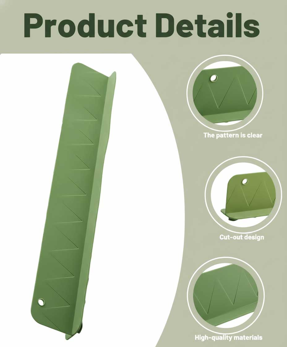 MagicPic™ Silicone Sink Splash Guard (Pack of 2 – 35 cm) | Flexible Water Barrier for Kitchen & Wash Basin