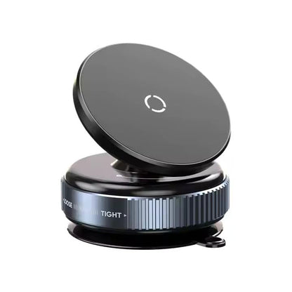 koo9 black magnetic phone holder with vacuum suction