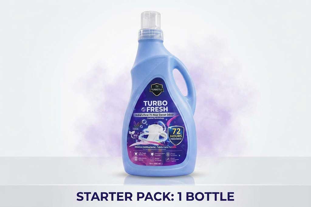 Turbo Fresh Liquid Detergent – 72Hr Sweat Odour Control | Long-Lasting Freshness